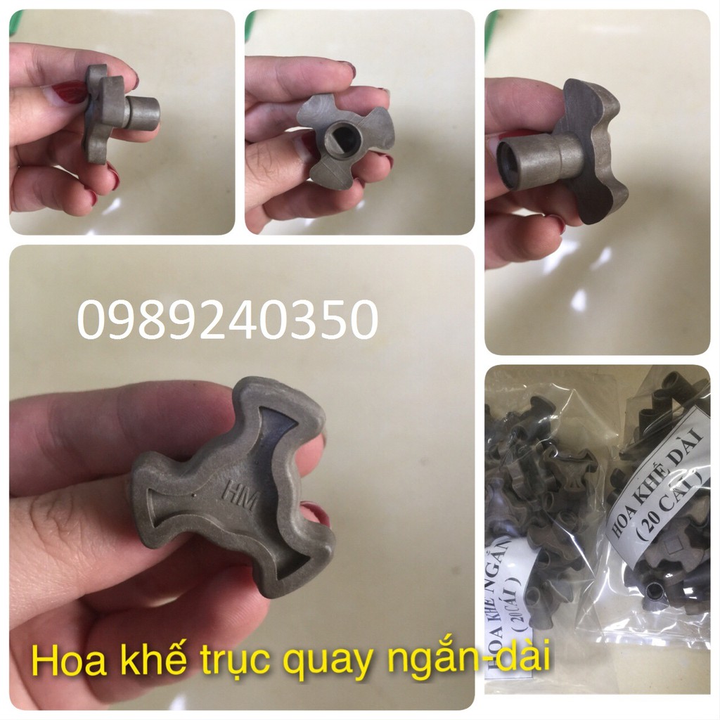 Trục quay đĩa lò vi sóng 3 cạnh lỗ vát