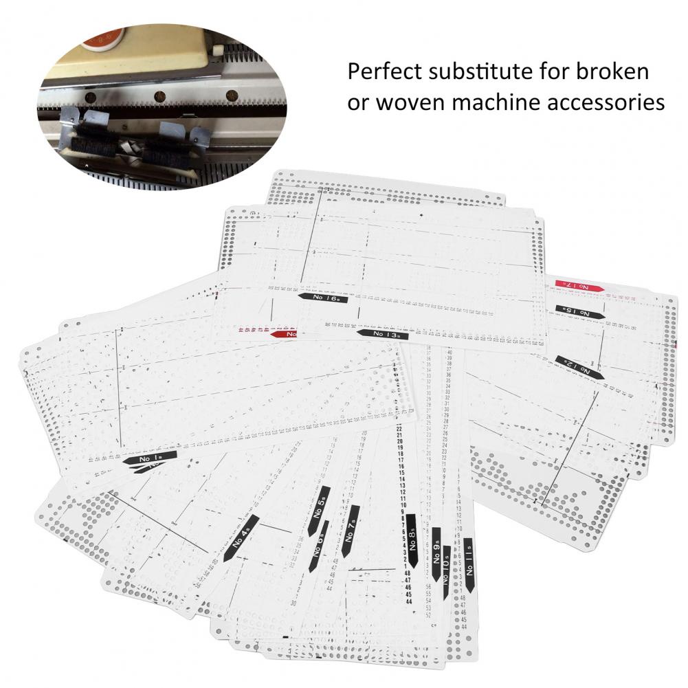 Iuxishop Knitting Machine Flower Punch Card No. 1‑20 Punching Accuracy Soft Durable