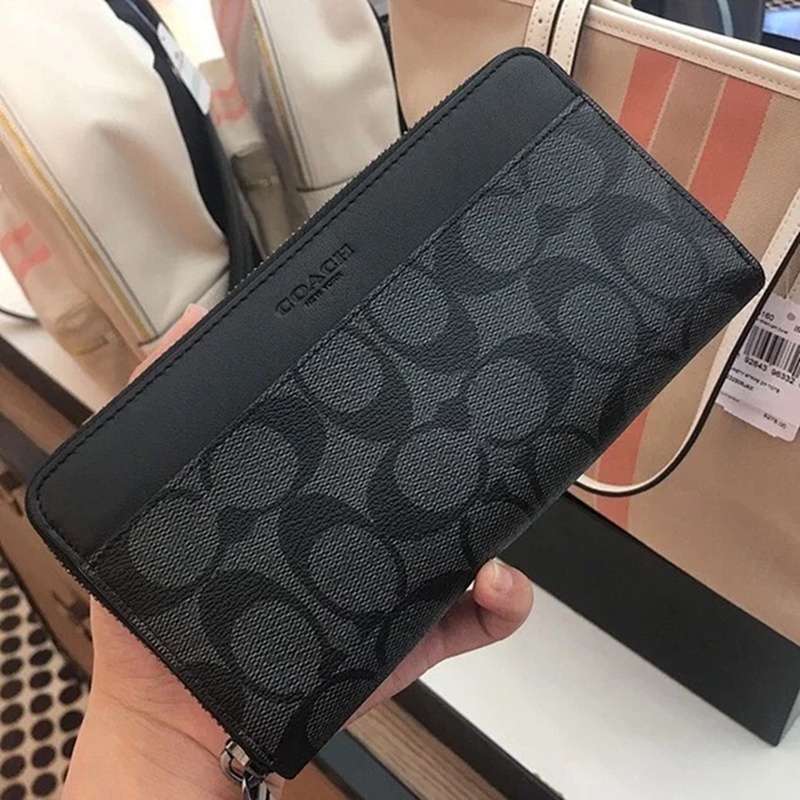 Ví Da Dài Có Khóa Kéo Thời Trang Dành Cho Nam F75000 F74597