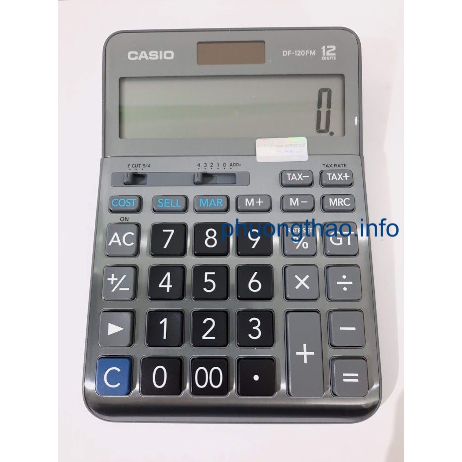 Máy tính CASIO DF 120 FM (hàng chính hãng)