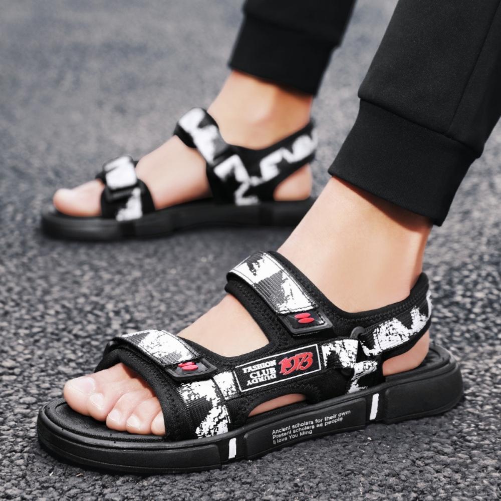 Dép sandal nam trẻ trung cá tính phối màu nổi bật