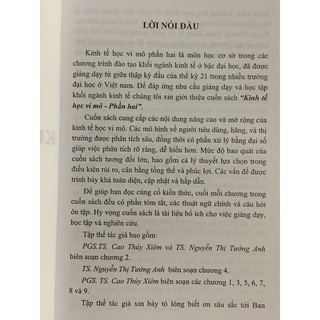 Sách - Kinh Tế Học Vi Mô - Phần 2 ( Cao Thúy Xiêm )