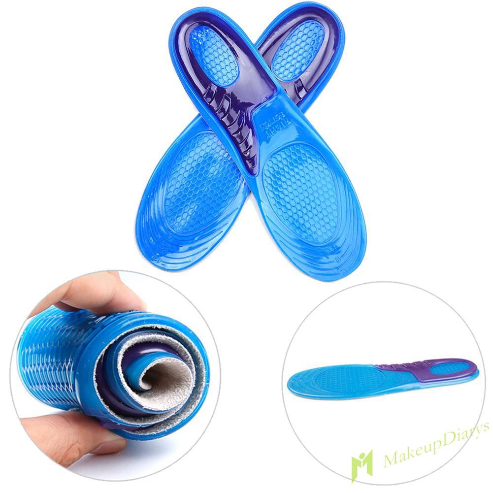 (Hàng Mới Về) Đế Lót Giày Bằng Silicon Mát Xa Thoải Mái Chất Lượng Cao