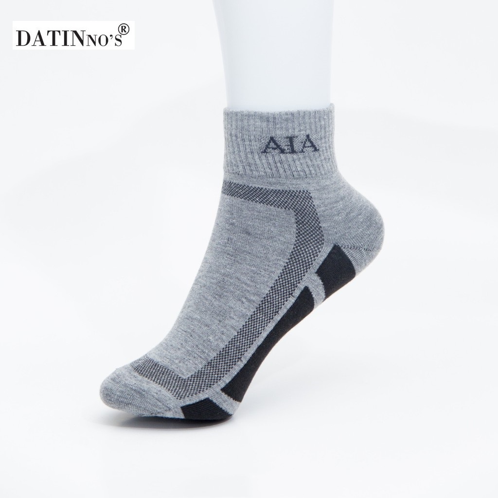 Vớ Nam Cổ Ngắn Cao Cấp, Chất Liệu Cotton - Đen Xám Trắng