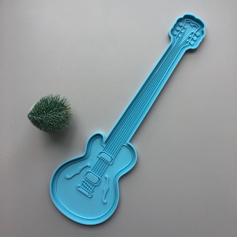 Khuôn Silicone Làm Trang Sức Thủ Công Hình Đàn Guitar