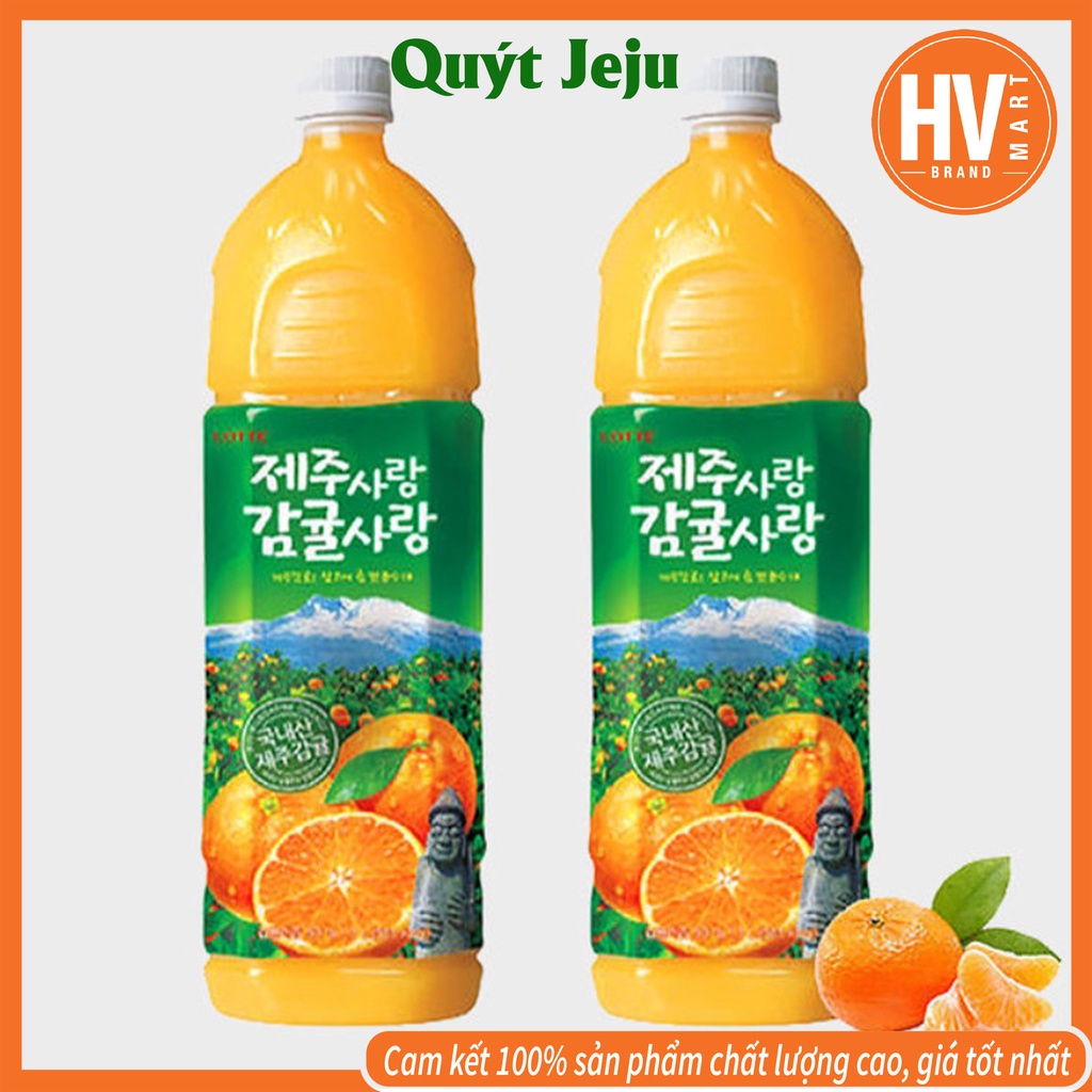 [Hàng Hot] Nước Ép Quýt Jeju Kwangdong Của Hàn Quốc, Thơm Ngon Bổ Dưỡng, Hàng Chính Hãng - Chai 1.5L