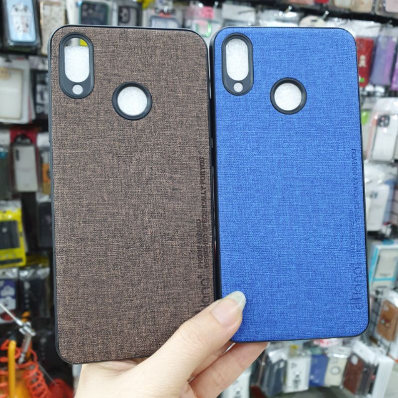 Ốp lưng Huawei Nova 3i dẻo màu lưng vải hàng loại tốt