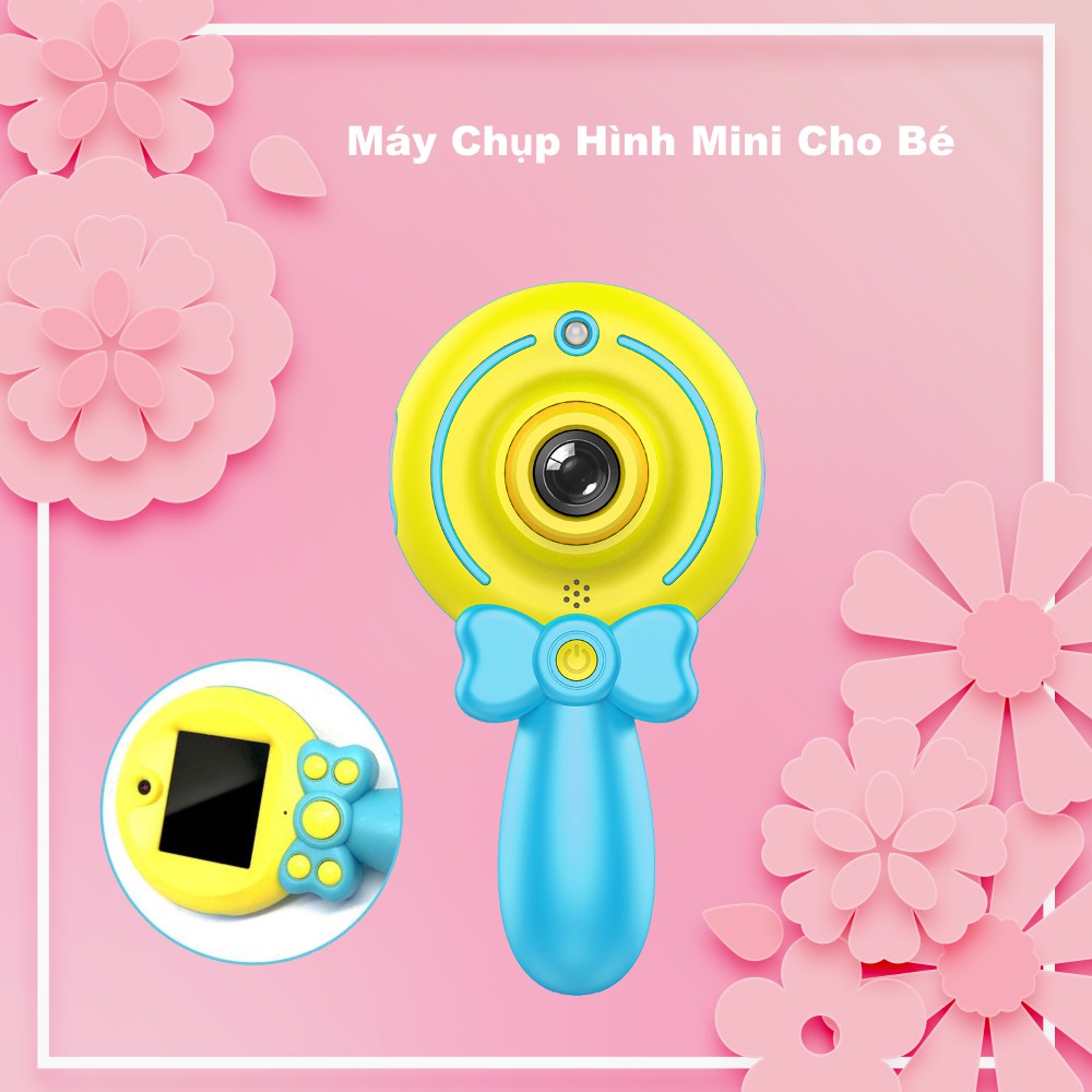 Máy Chụp Hình Mini Cho Bé Tích Hợp Camera Trước Và Sau