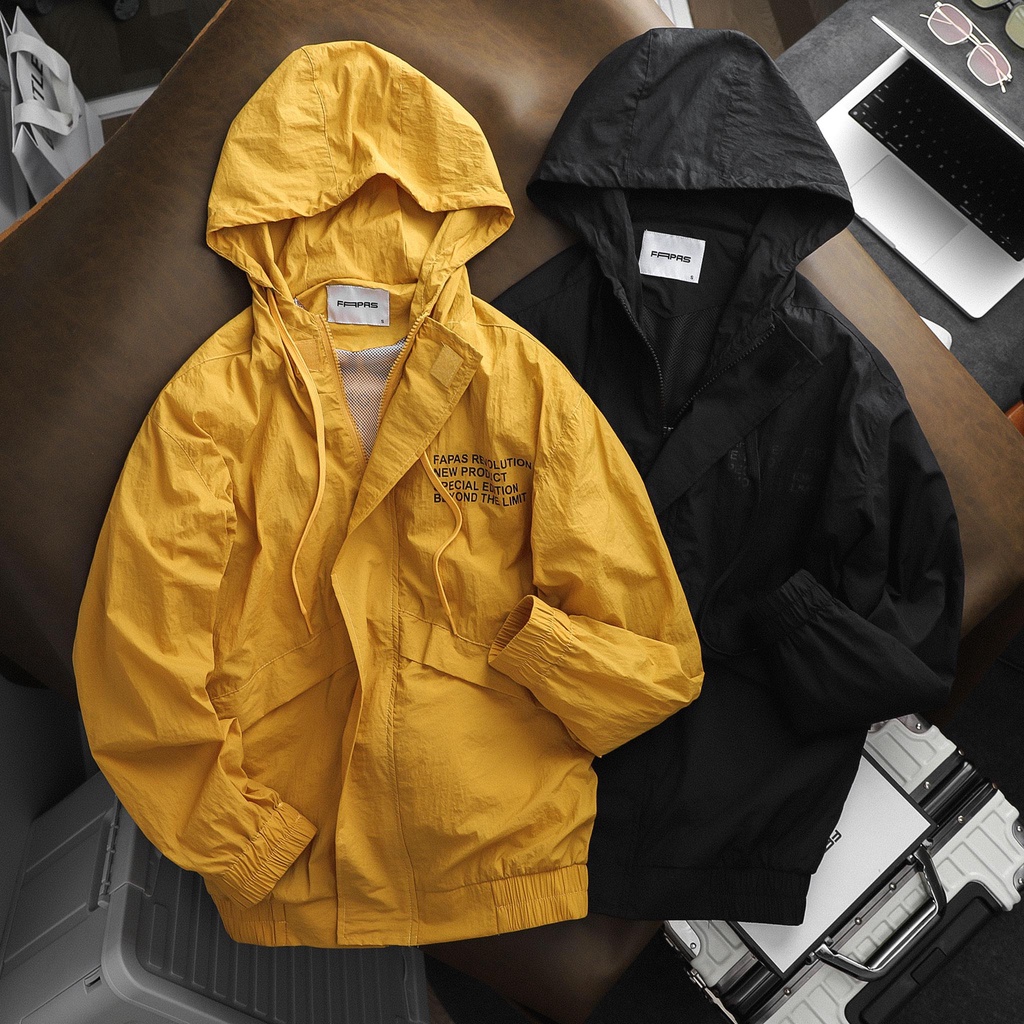 Áo Khoác Dù Tamac Chất Dù Chống Thấm Nước Thiết Kế Năng Động Với Phần Bo Chun Cổ Tay Gấu Áo Chắc Chắn - FAPAS
