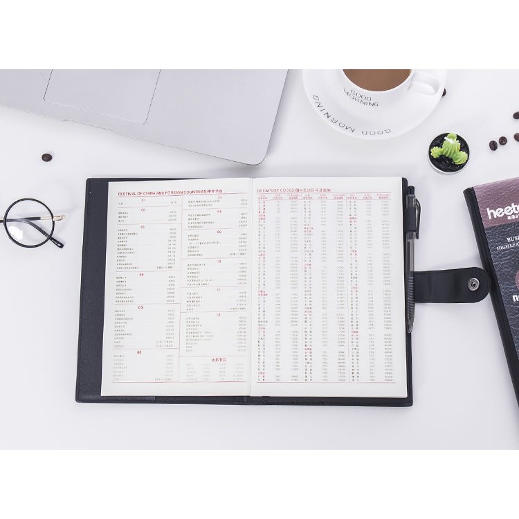 Sổ bìa da B5 Heeton A16-833 (KT: 180x260mm)