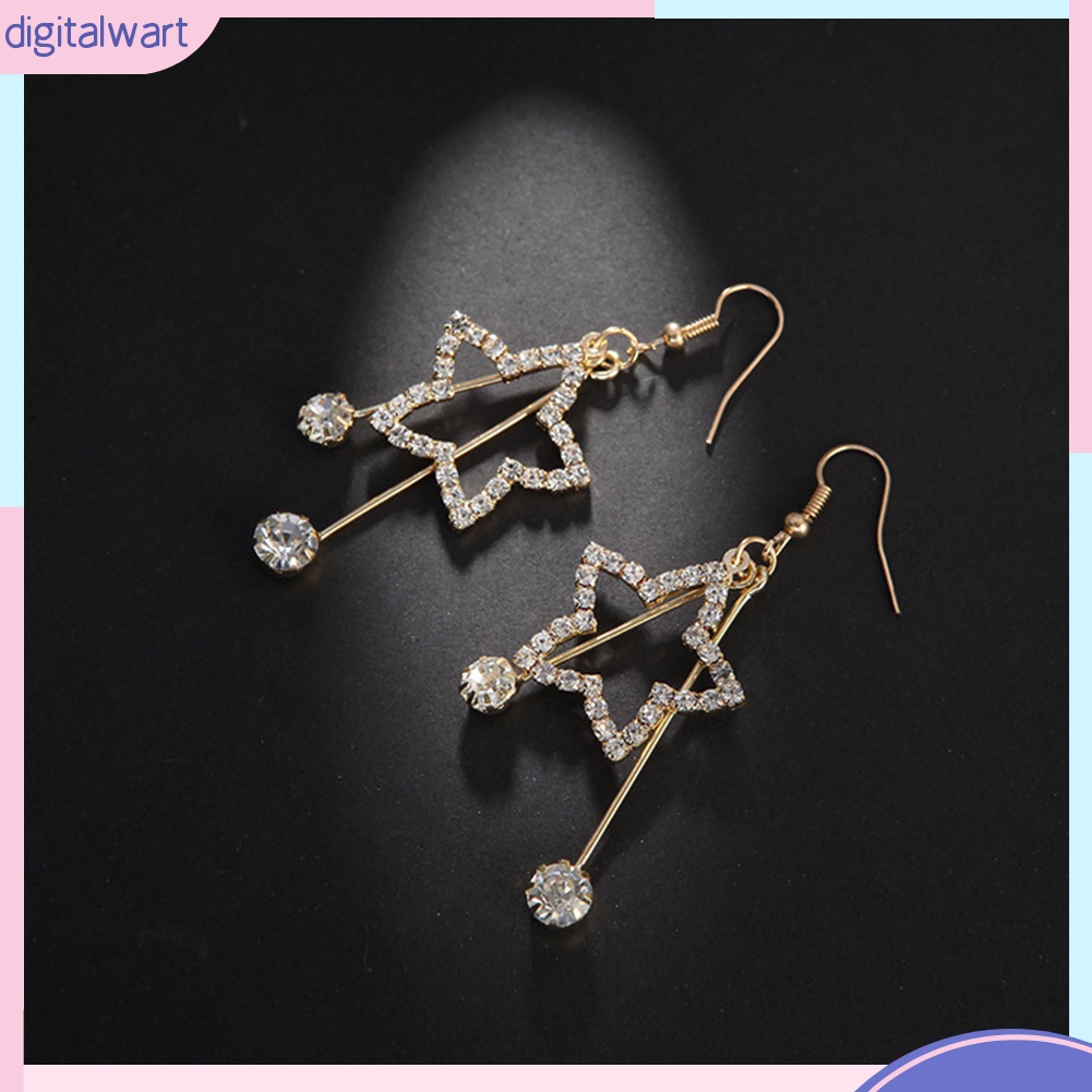 Đôi bông tai họa tiết ngôi sao thời trang cho nữ