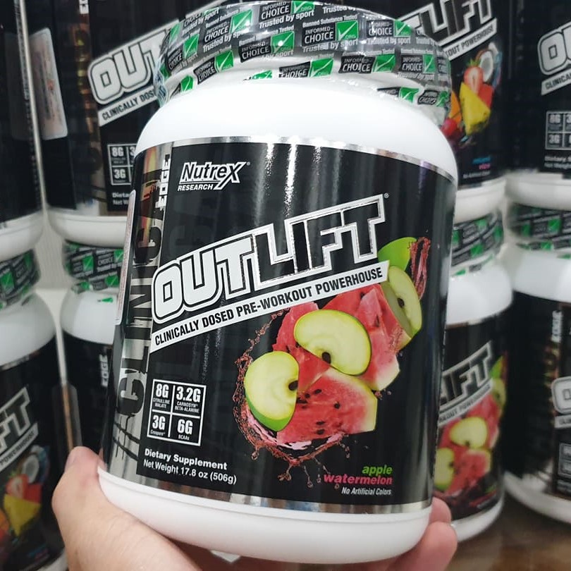 OUTLIFT PREWORKOUT - TĂNG SỨC MẠNH KẾT HỢP BCAA PHỤC HỒI CƠ BẮP (20 LẦN DÙNG)