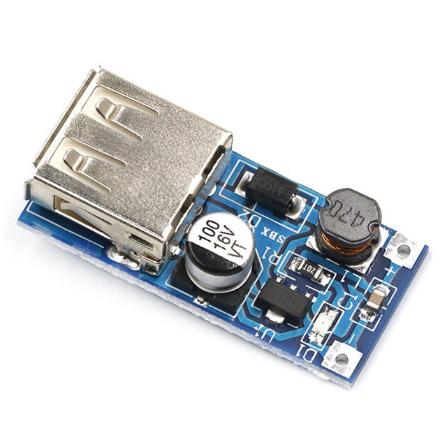 Bản Mạch Tăng Áp Nguồn Điện Usb DC 0.9v ~ 5v Sang 5v 600ma