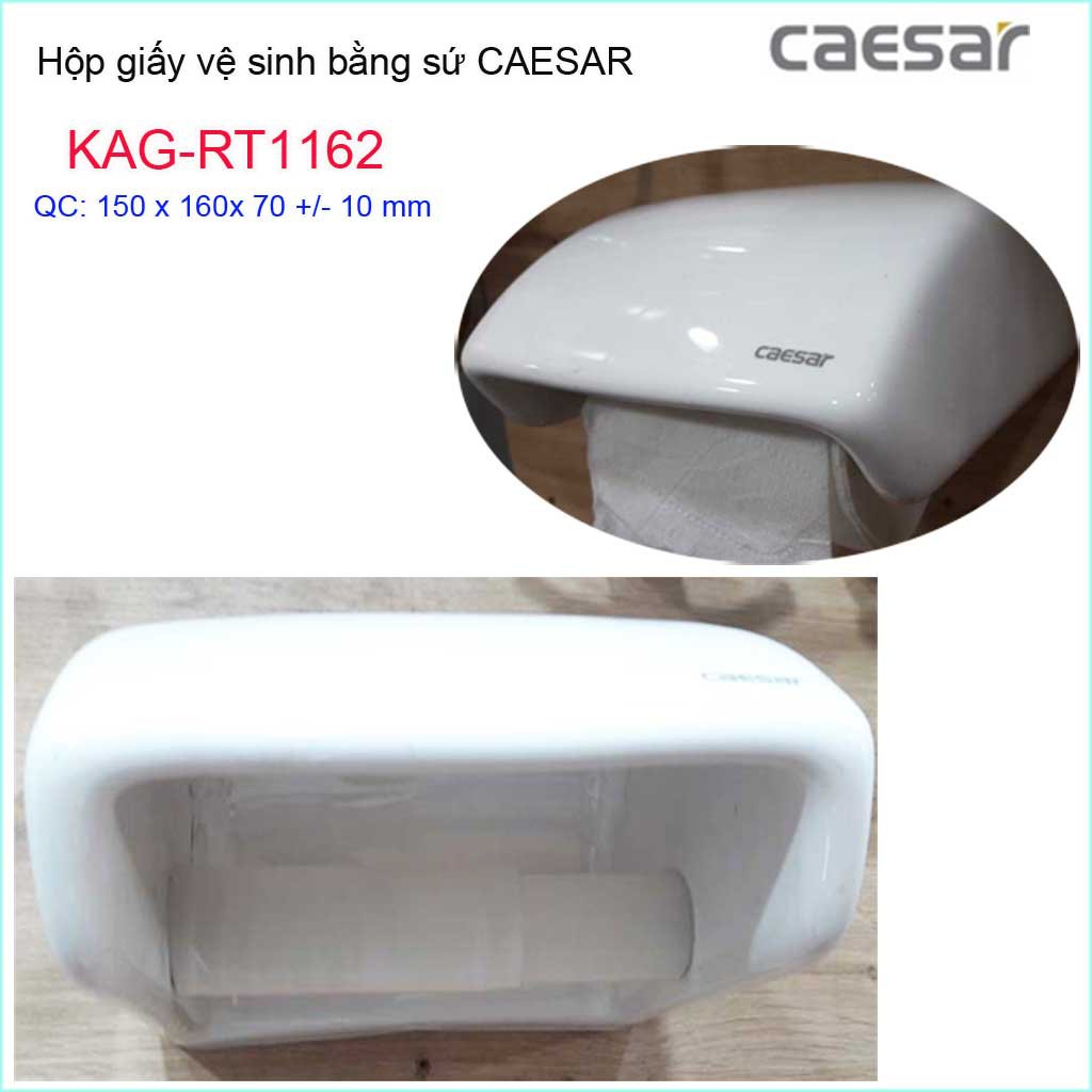 Kệ đựng giấy bằng sứ Caesar, hộp giấy vệ sinh KAG-RT1162