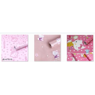  DECAL 1M Giấy dán tường KHỔ 45CM có sẵn keo - HÌNH KITTY 02 QQR008 