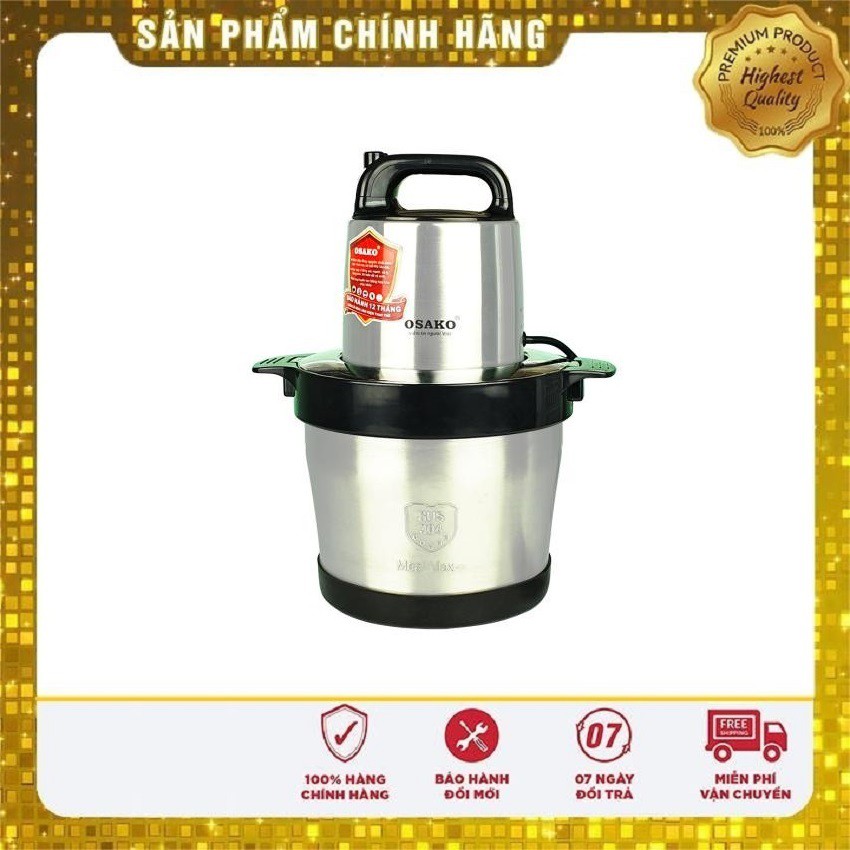 MÁY XAY THỊT OSAKO OST-1020 CÔNG SUẤT 1000W DUNG TÍCH 6.0 LÍT - CỐI INOX