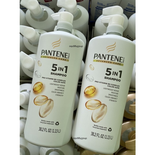 BỘ DẦU GỘI, XẢ PANTENE PRO-V ADVANCED CARE 5 IN 1 CỦA MỸ - 1.13L