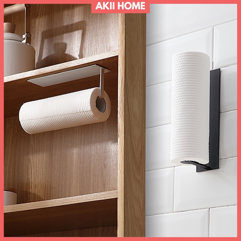 Giá Treo Tường Đa năng, Treo Giấy Cuộn, Khăn Lau Chất Liệu Sắt Phun Sơn Tĩnh Điện, Chắc Chắn, Bền Bỉ NC45