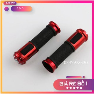 Đôi tay nắm, Tay cầm, bao tay cao su xe máy bọc nhôm chắc chắn mềm mại với nhiều màu tùy chọn hoa