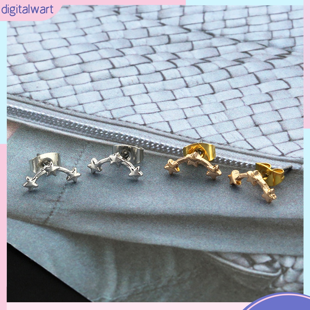 1 đôi bông tai hình ngôi sao nhỏ thời trang thanh lịch cho nữ