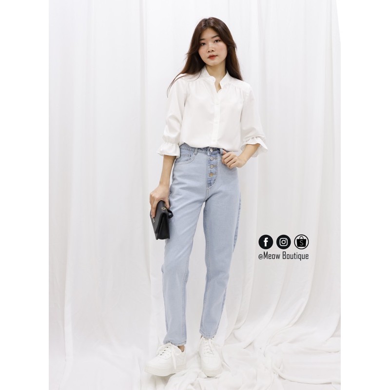 Quần Baggy Jeans 4 nút