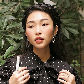 Bờm lụa tết nhiều màu (Ảnh thật)