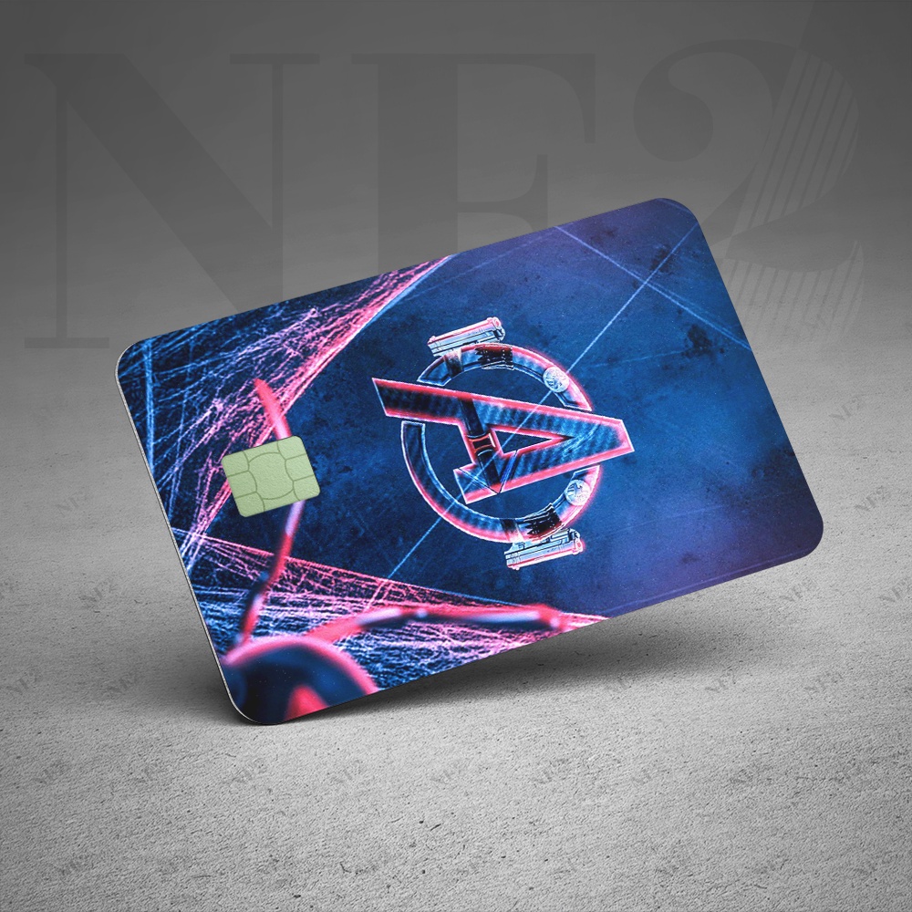 LOGO MARVEL - Decal Sticker Thẻ ATM (Thẻ Chung Cư, Thẻ Xe, Credit, Debit Cards) Miếng Dán Trang Trí NF2 Cards