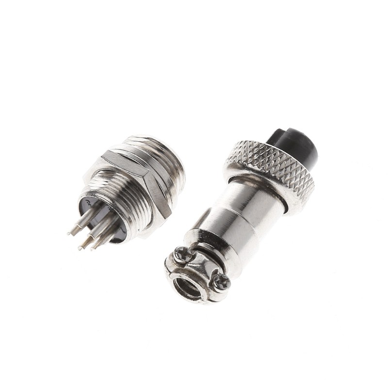 Bộ Đầu Nối Dây Điện 12mm 2/3/4/5/6 chân GX12