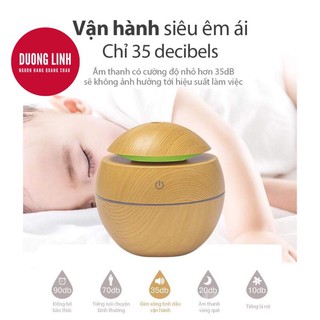 FREESHIP 50K⚡️ [MUA 1 TẶNG 1]Máy Xông Tinh Dầu Phun Sương Tạo Ẩm Khuếch Vân Gỗ Nhỏ + TẶNG Tinh Dầu 10ml Nguyên Chất