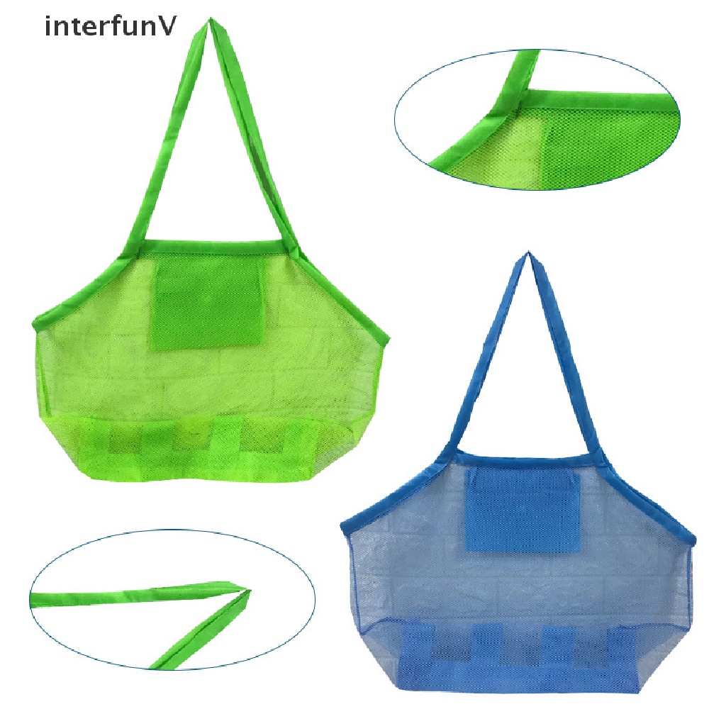 [InterfunV] Túi Lưới Đựng Quần Áo Trẻ Em Đi Biển Ngoài Trời Gấp Gọn Được [Mới]
