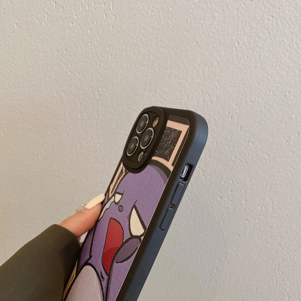 Ốp Điện Thoại Chống Sốc Họa Tiết Angry Kuromi Dễ Thương Cho iPhone 14 / 13 / 12 / 11 / X / 8 / 7P / 6