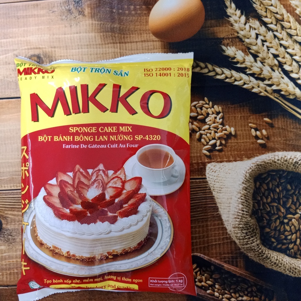 Bột Bông Lan Trộn Sẵn Mikko 1Kg