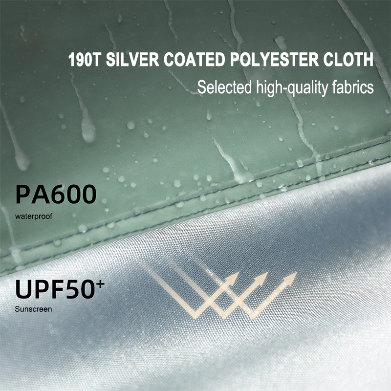 Tấm mái hiên CAMEL CROWN che nắng chống mưa ngoài trời dáng vuông kích thước 3x3m tiện lợi