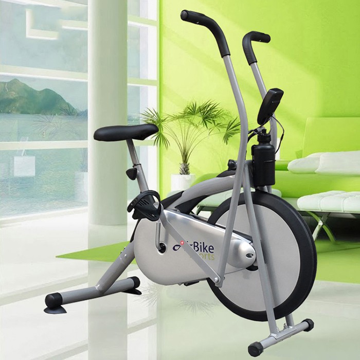 Xe đạp tập thể dục tại nhà liên hoàn Air Bike MK98 + Tặng máy massage xung điện EMS