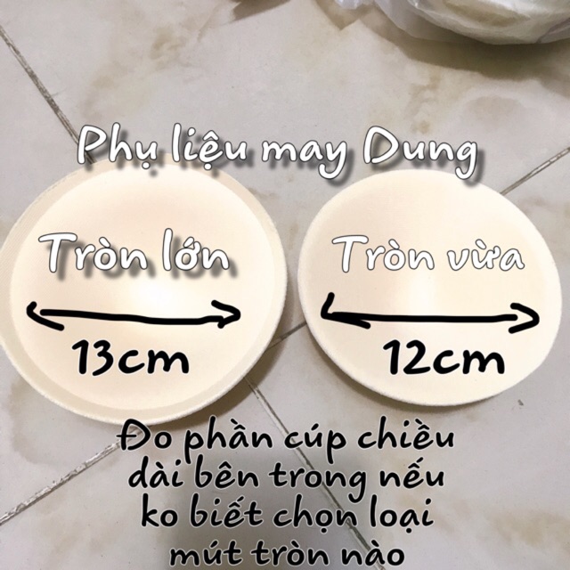 Mút độn ngực tròn