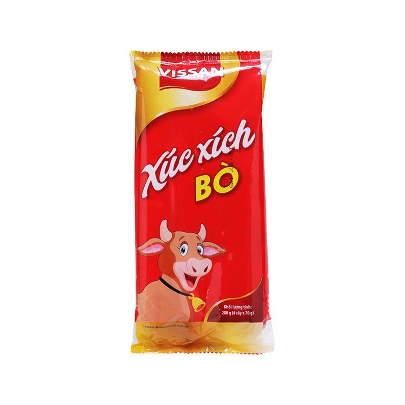 Xúc xích tiệt trùng Vissan 40g-70g/5c(BC) | BigBuy360 - bigbuy360.vn