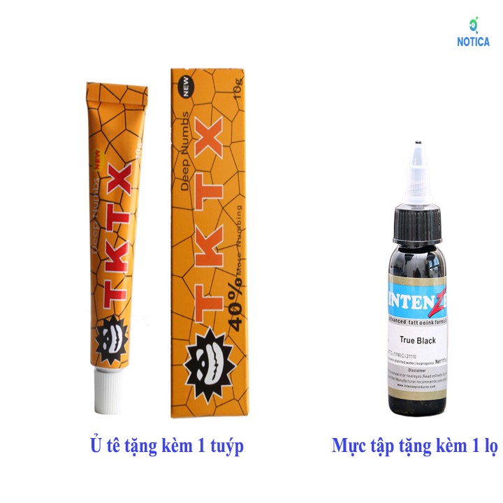Bộ combo tattoo máy xăm Pen Star chuyên nghiệp - Tặng phụ kiện giống hình