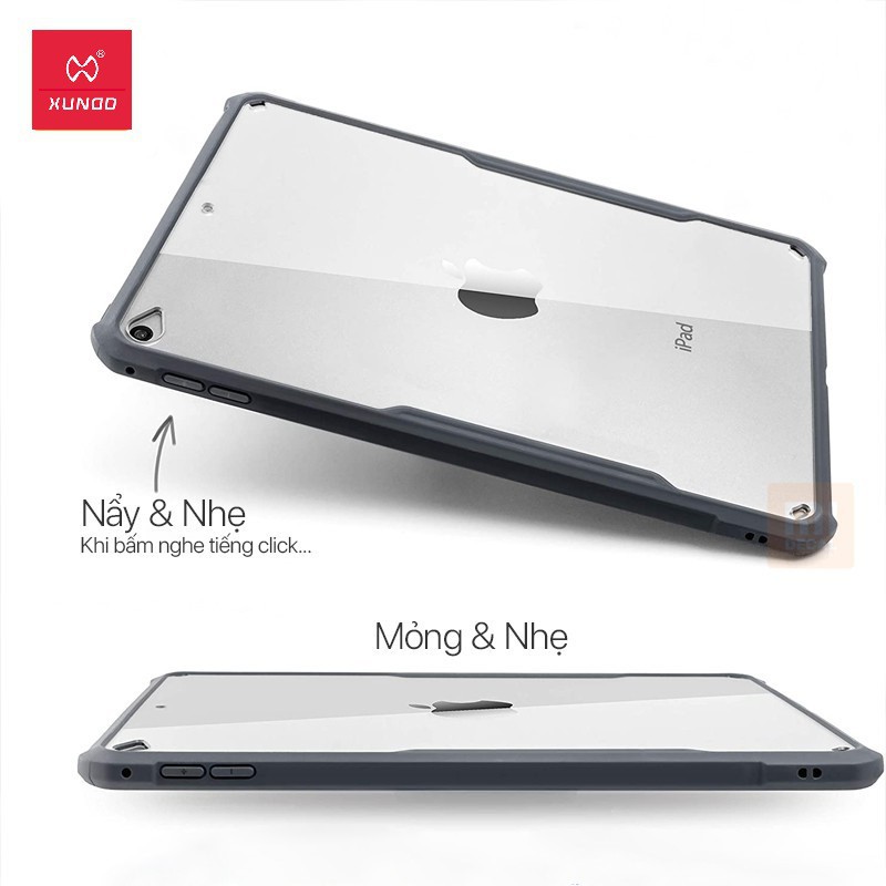 Ốp lưng XUNDD iPad Mini 4/5 (7.9') / iPad Mini 1/2/3 (7.9'), Mặt lưng trong, Viền TPU, Chống sốc | BigBuy360 - bigbuy360.vn
