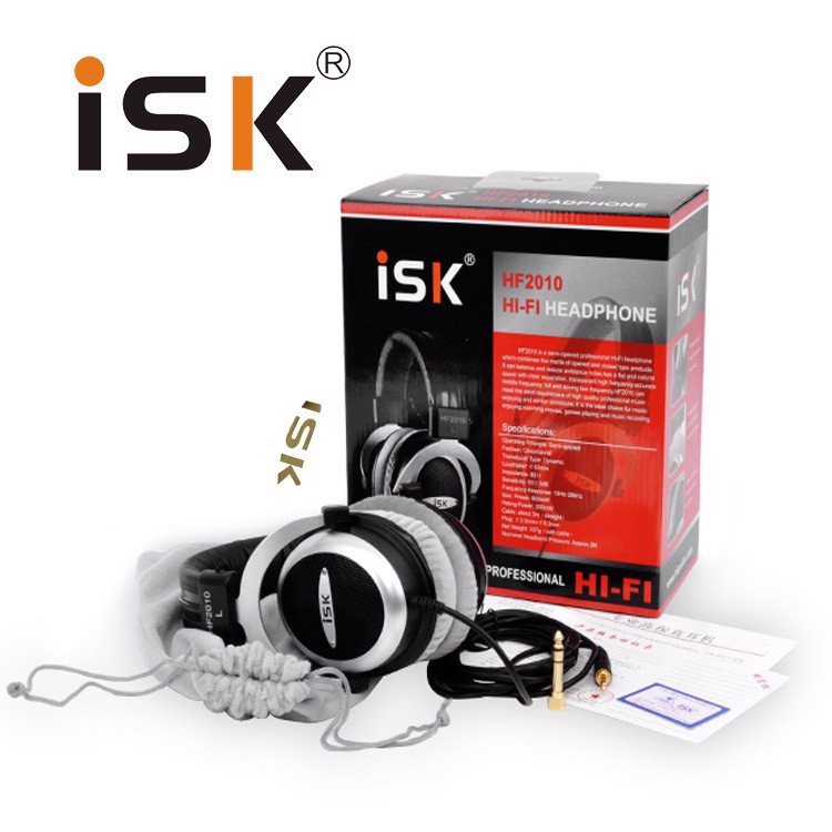 [Mã 267ELSALE hoàn 7% đơn 300K] Tai Nghe Hifi ISK HF2010