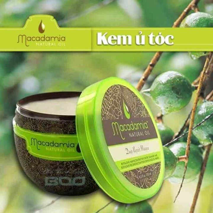 NHẬP KHẨU CHÍNH HÃNG🌿 Kem hấp (dầu ủ tóc) Macadamia Deep Repair Masque 🌿