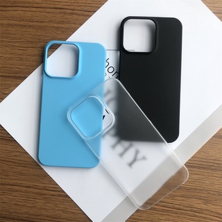Ốp Điện Thoại PC Cứng Trong Suốt Siêu Mỏng Mặt Nhám Cho iPhone 13 Pro Max Mini