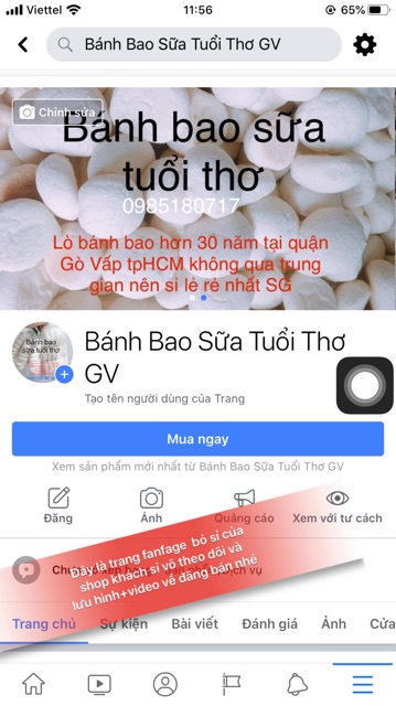 Bánh bao sữa tuổi thơ 10 bịch/ 1 bịch 8 cái (80 cái bánh) | BigBuy360 - bigbuy360.vn