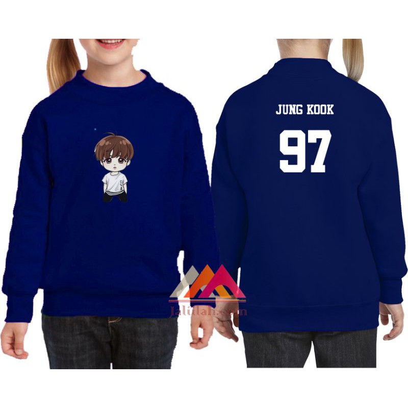 Áo Khoác Sweater Phong Cách Anime Bts Jungkook Cá Tính