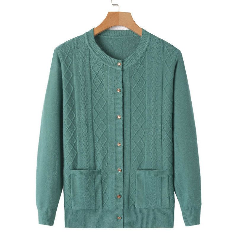 Áo len Cardigan trung niên( Dày vừa freesize 48_60kg) | BigBuy360 - bigbuy360.vn