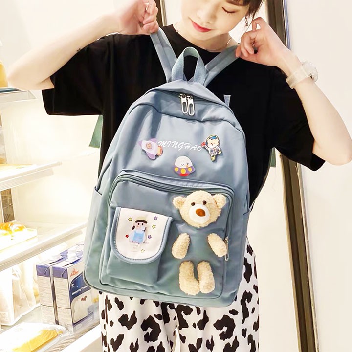 BALO HỌC SINH PHONG CÁCH HÀN QUỐC, BALO DU LỊCH, ĐI CHƠI, PICNIC THỜI TRANG CHO BẠN TRẺ- BLMH