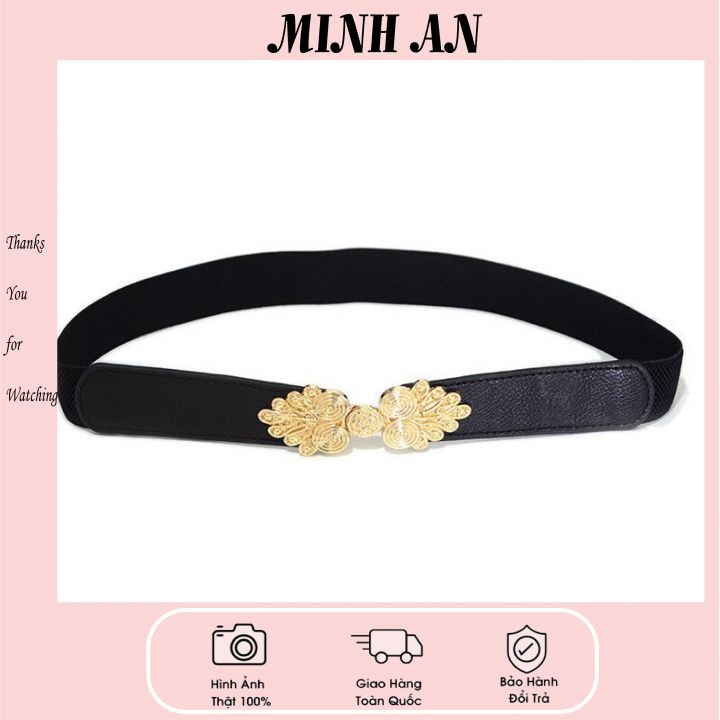 Đai Váy Mặt Đồng Khắc Hoa Văn Tinh Tế, Điểm Nhấn Tôn Dáng Cho Phái Nữ