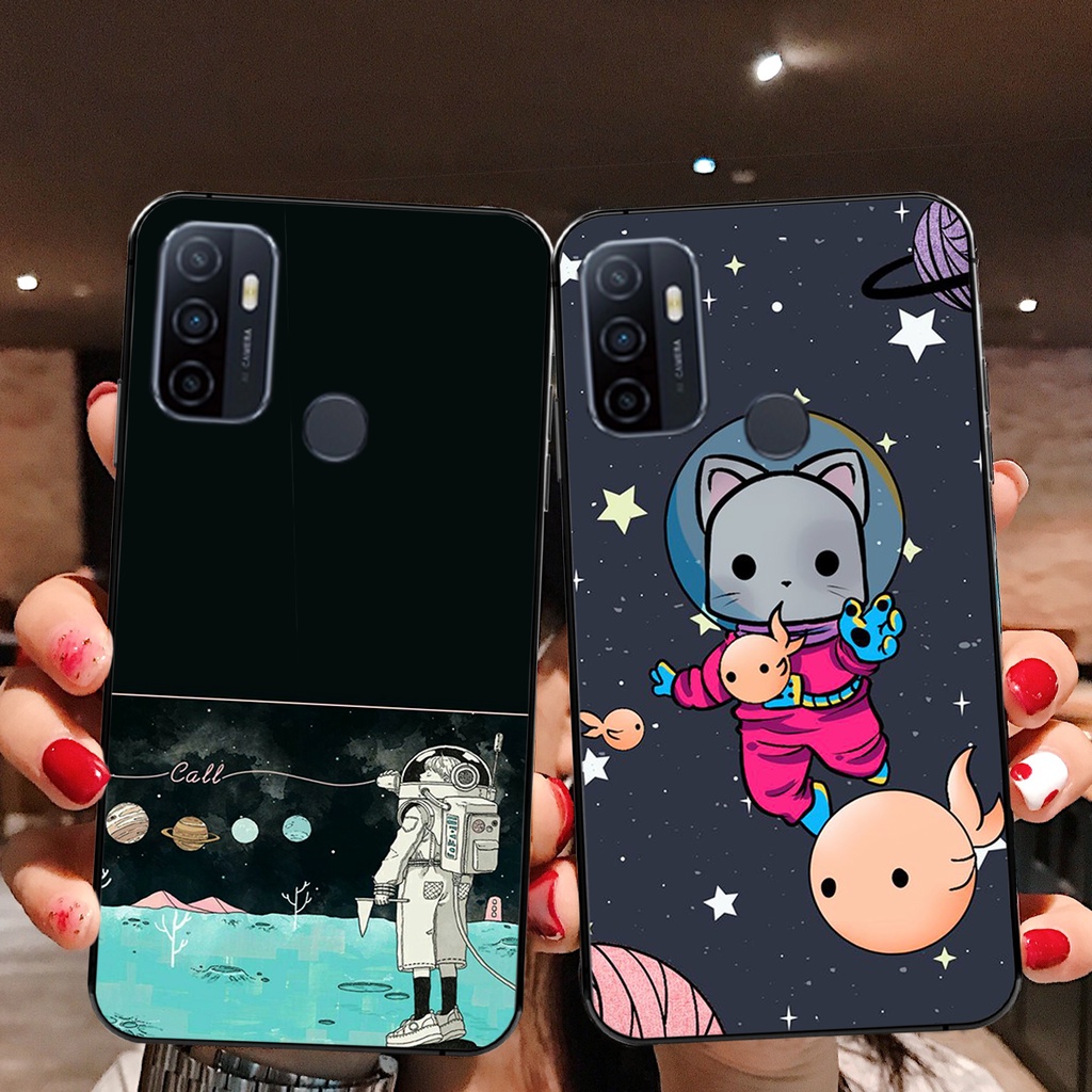 Ốp lưng Oppo A53 ốp phi hành gia đẹp