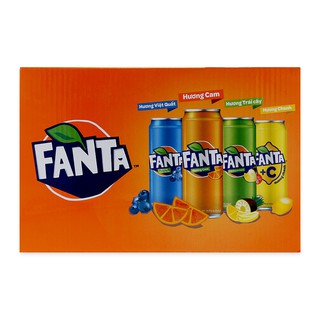 Fanta soda kem / việt quất blueberry / cam / fruit punch / xá xị sarsi