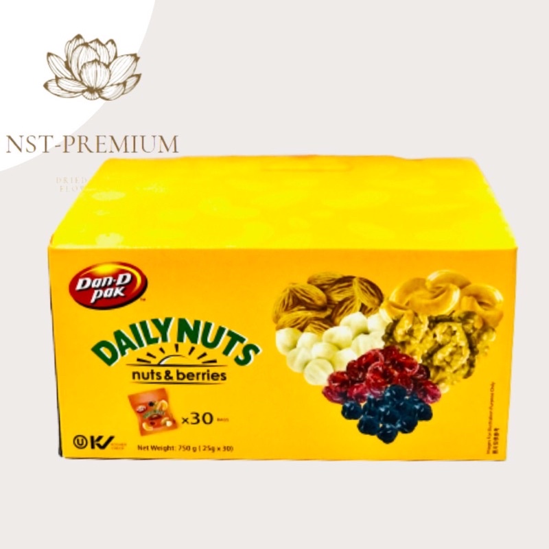 [Rẻ vô địch] Hộp Vàng Dailynuts 25gx30 gói