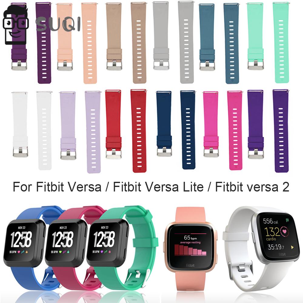 Dây Đeo Silicon Mềm Cho Đồng Hồ Thông Minh Fitbit Versa / Versa Lite / Versa 2